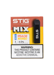 STIG Iced Peach Mango product packaging