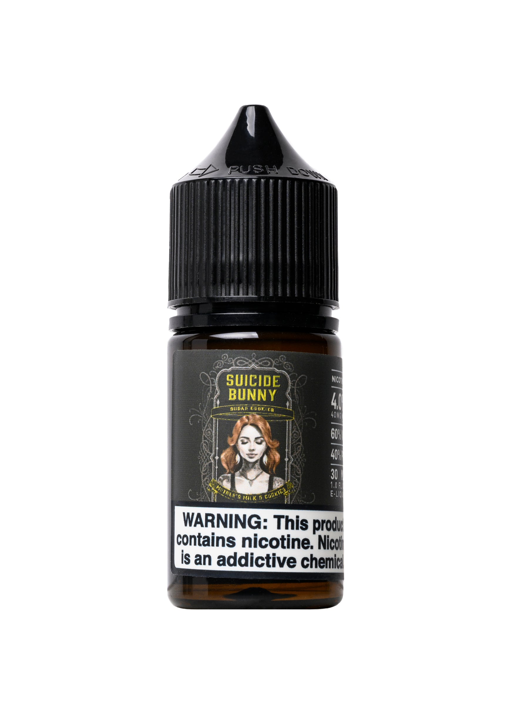 Suicide Bunny Salt Mothers Milk and Cookies (Sugar Cookies) Salt Nicotine E-Liquid