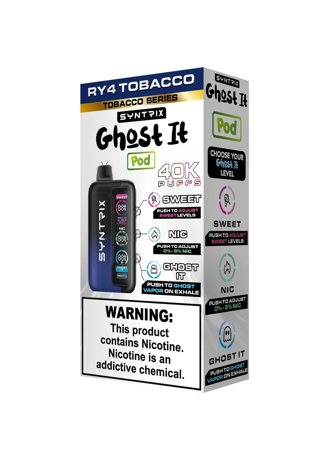 Syntrix Ghost It 40K Ry4 Tobacco