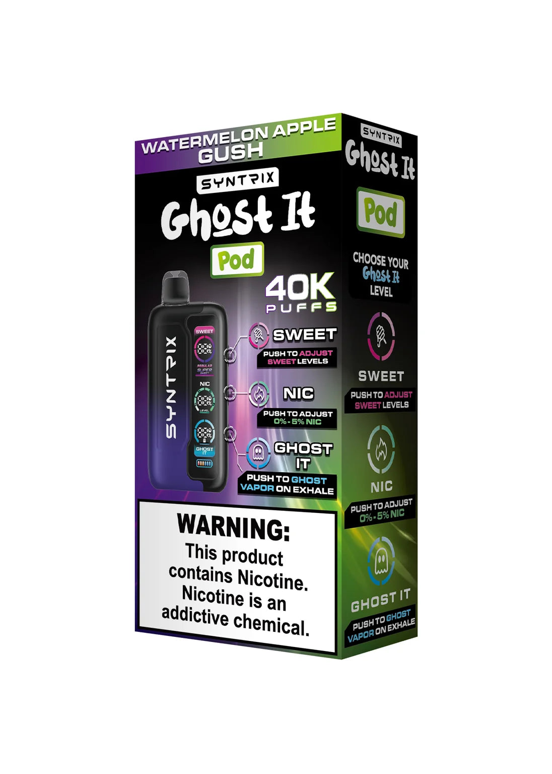 Syntrix Ghost It 40K Watermelon Apple Gush