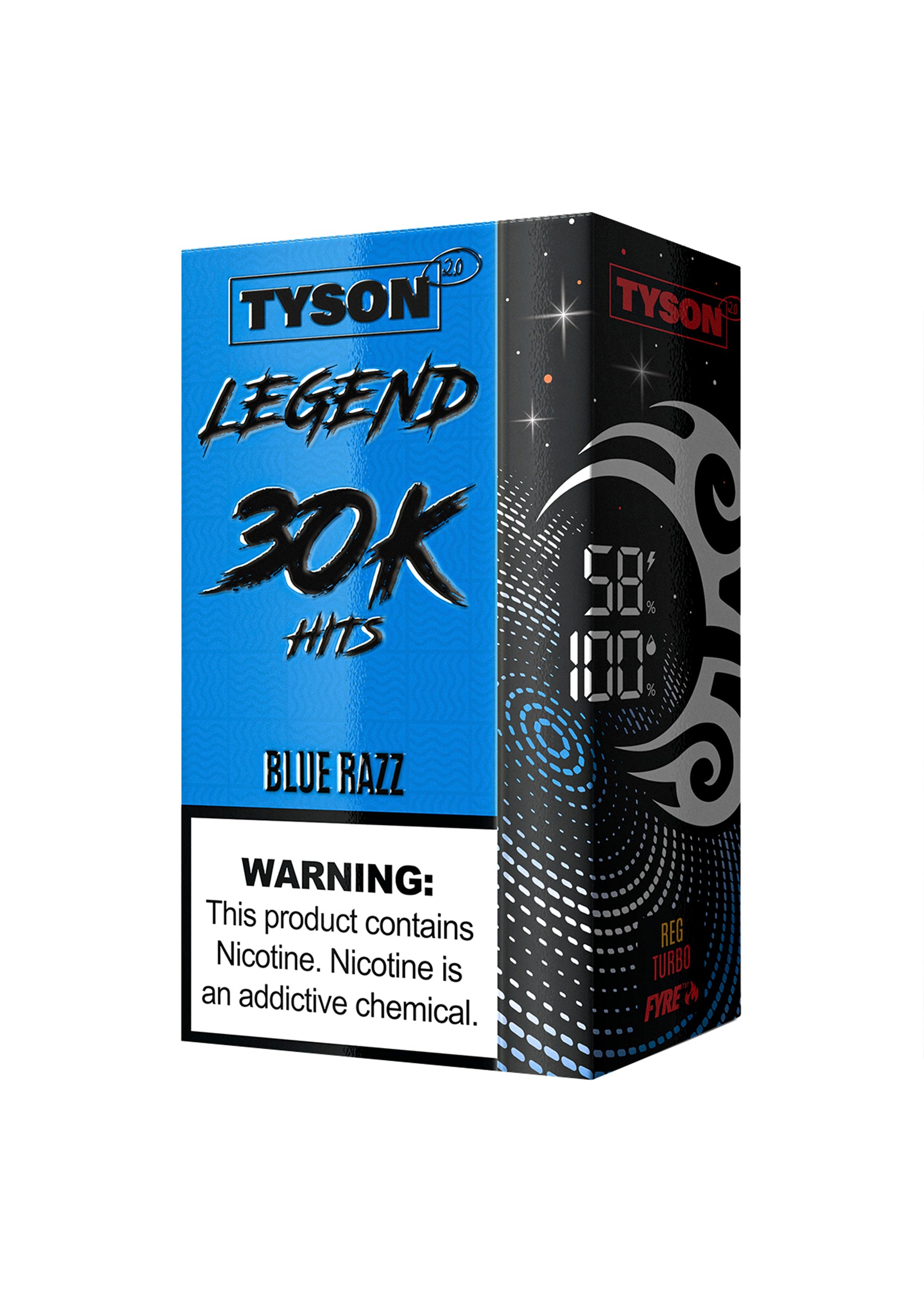 was kostet eine e zigarette im monat Tyson 2.0 Legend 30K Blue Razz