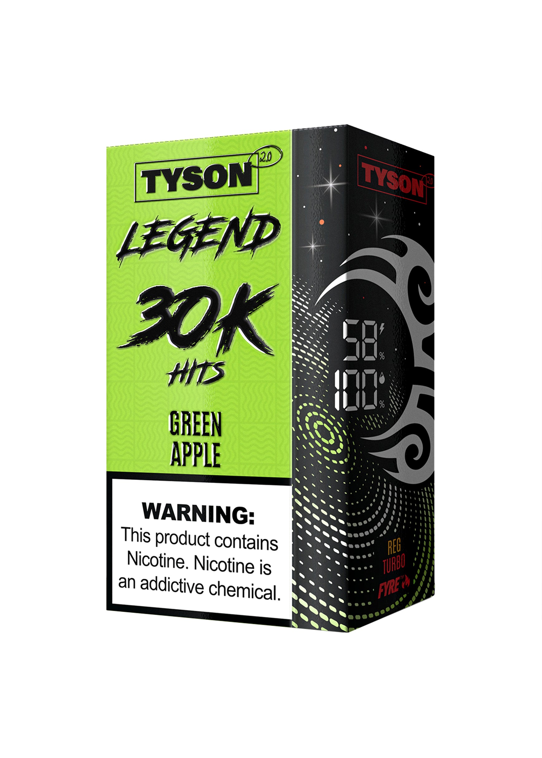 Tyson 2.0 Legend 30K Green Apple | GetPop Tyson 2.0 Legend 30K Green Apple | GetPop
