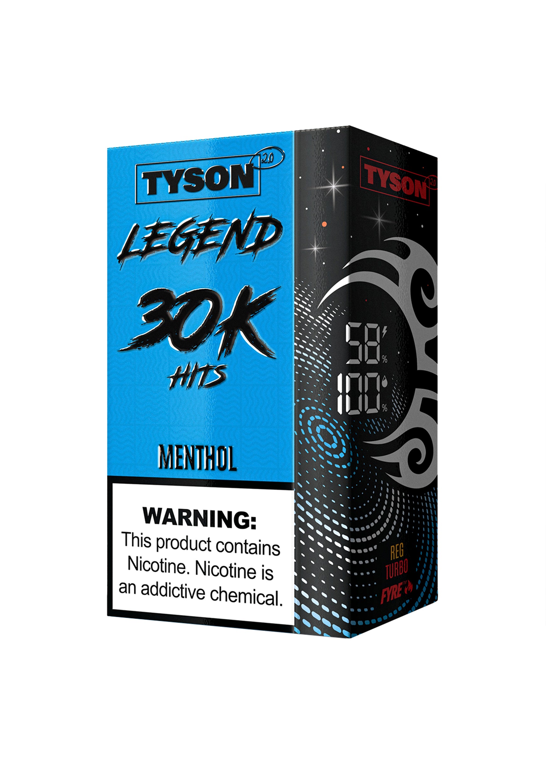 Tyson 2.0 Legend 30K Menthol | GetPop