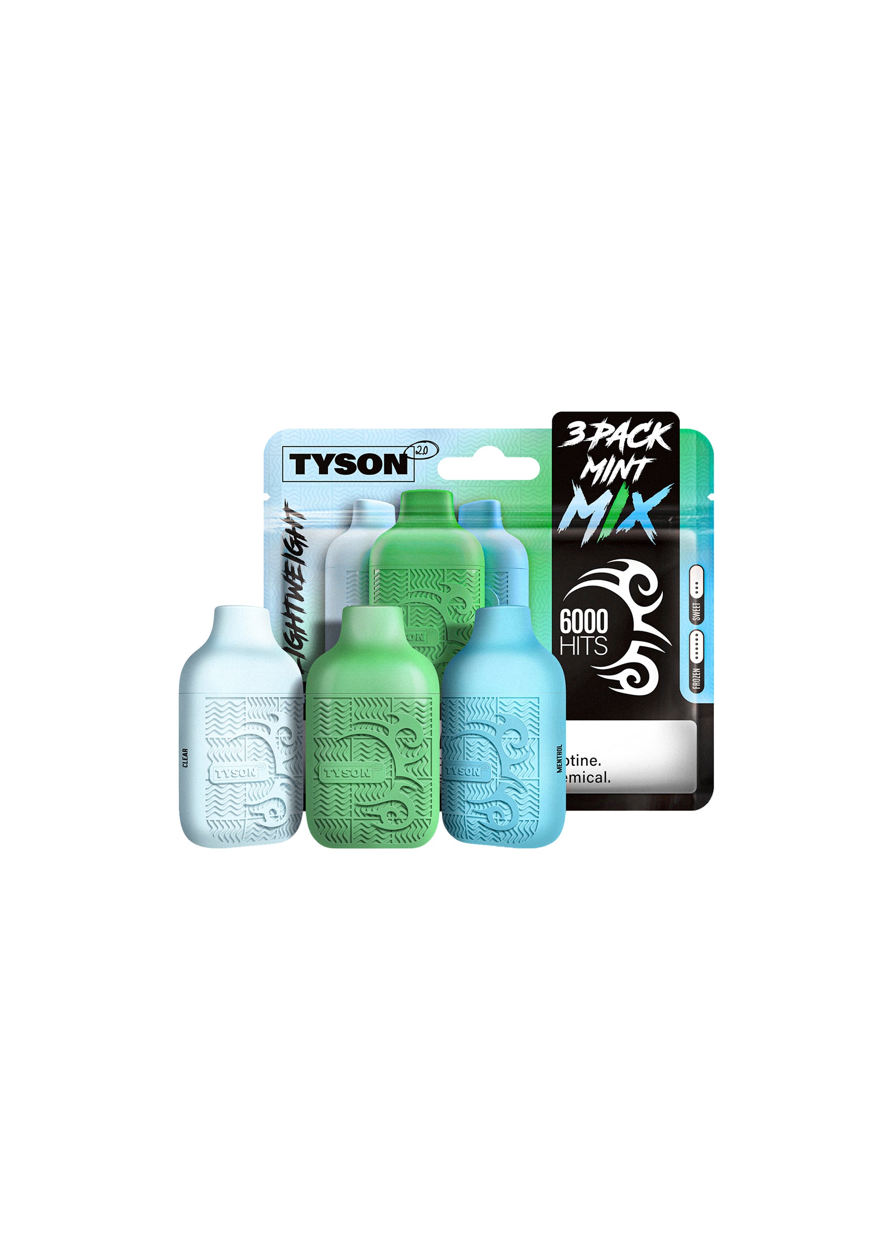 Tyson 2.0 Lightweight 6K Mint Mix (Variety Pack)