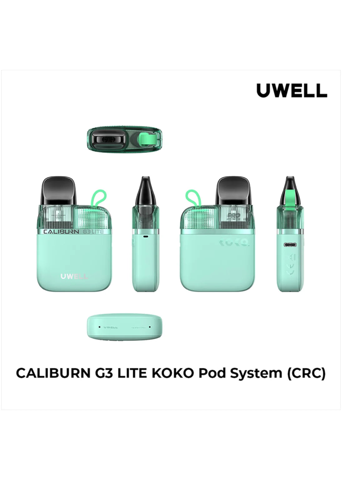 UWELL Caliburn G3 Koko Lite Graffiti Cyan | GetPop UWELL Caliburn G3 Koko Lite Graffiti Cyan | GetPop