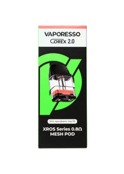 Vaporesso XROS Pods 0.8-ohm Mesh (3ml, Top Fill)