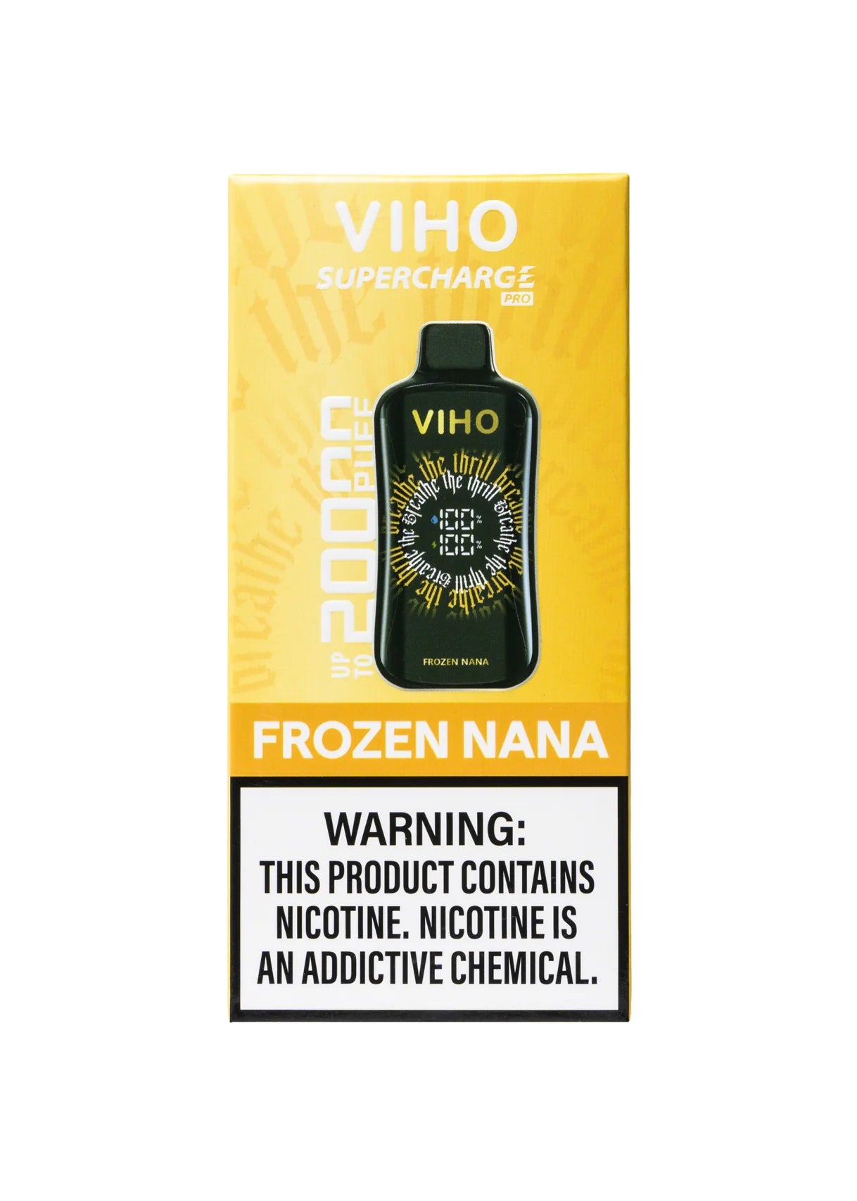 VIHO Supercharge Pro 20K Frozen Nana product packaging
