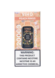 VIHO Supercharge Pro 20K Peach Rings product packaging