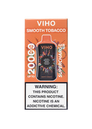 VIHO Supercharge Pro 20K Smooth Tobacco product packaging
