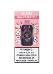 VIHO Supercharge Pro 20K Strawberry Ice product packaging