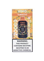 VIHO Supercharge Pro 20K Tobacco product packaging