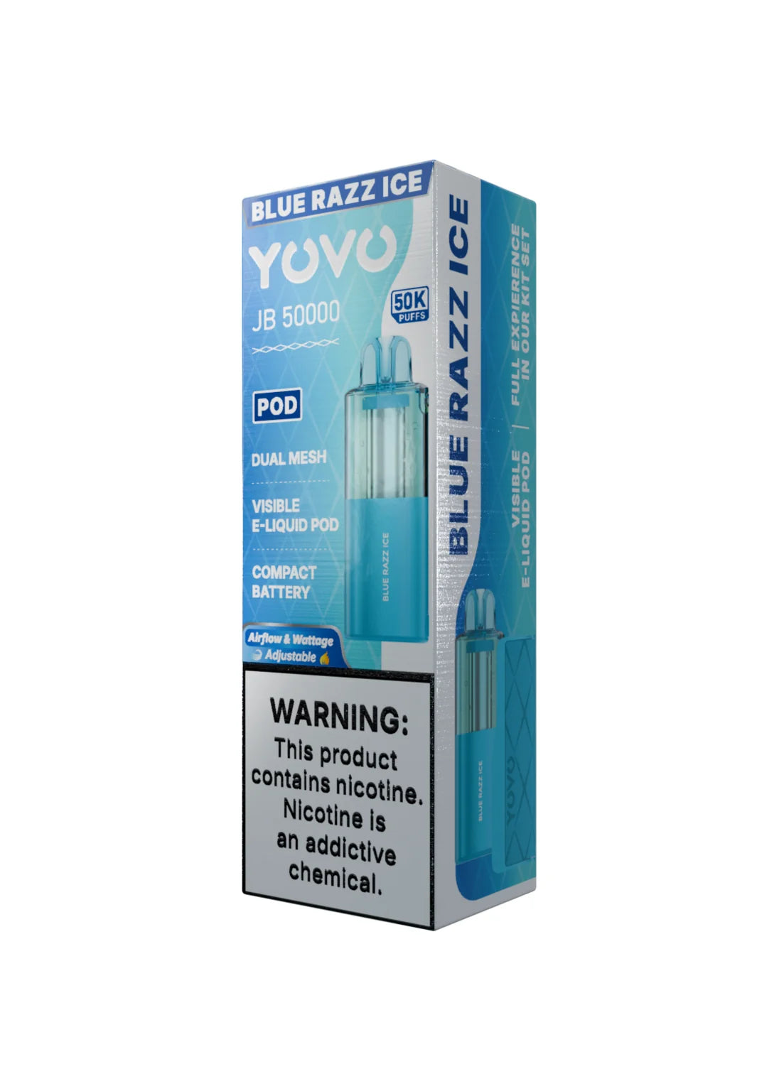 Yovo JB50000 Pod Blue Razz Ice