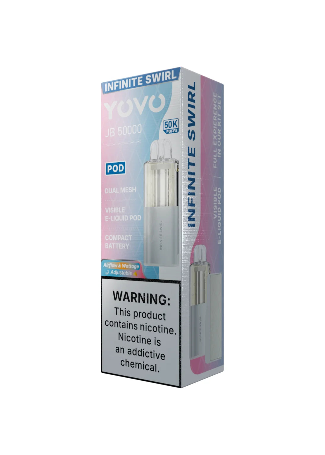 Yovo JB50000 Pod Infinite Swirl / White Yummy