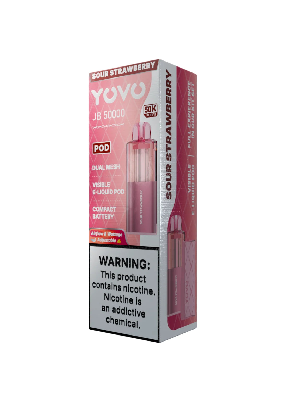 Yovo JB50000 Pod Sour Strawberry