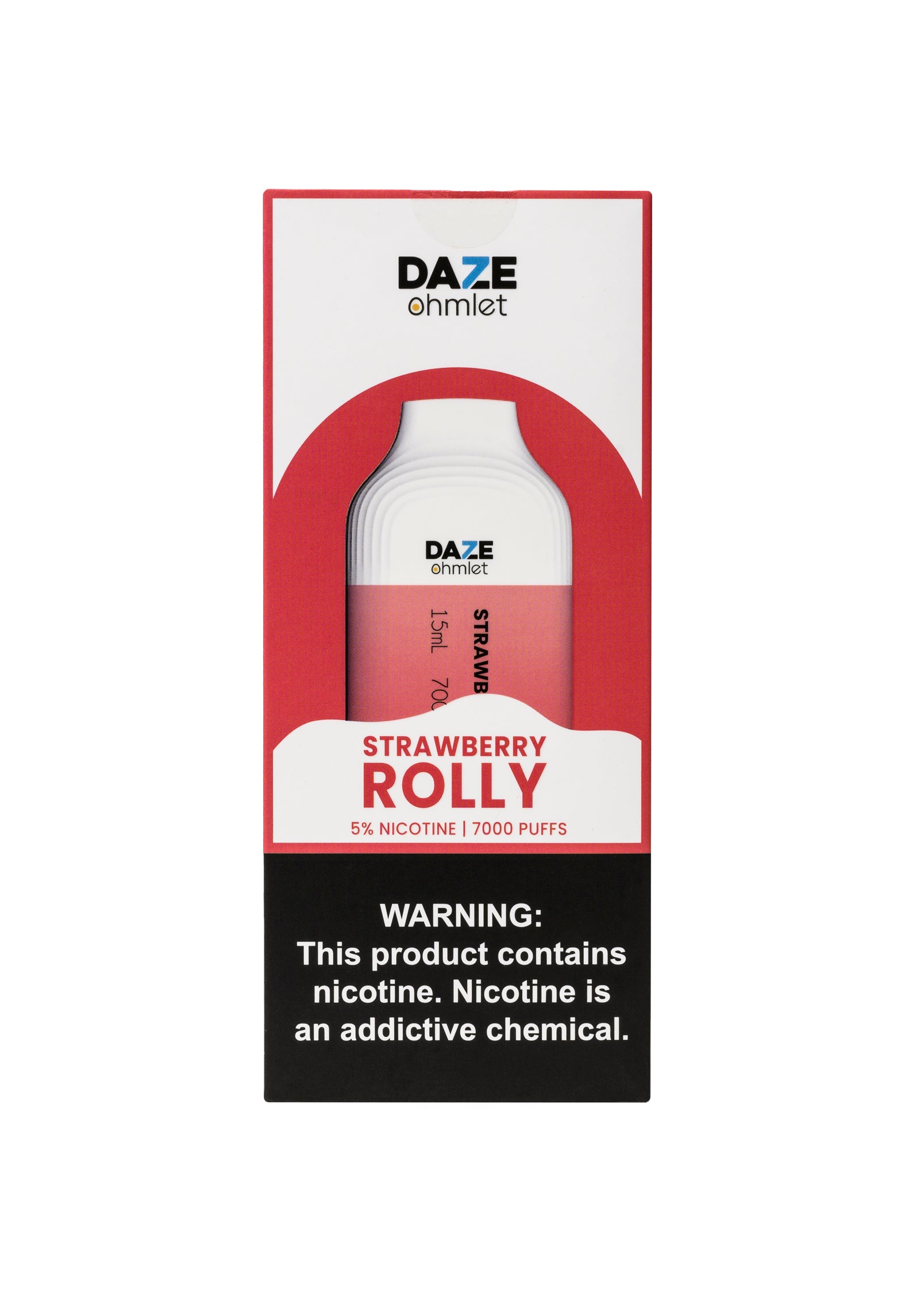 7 Daze Ohmlet 7000 Strawberry Rolly | GetPop 7 Daze Ohmlet 7000 Strawberry Rolly | GetPop
