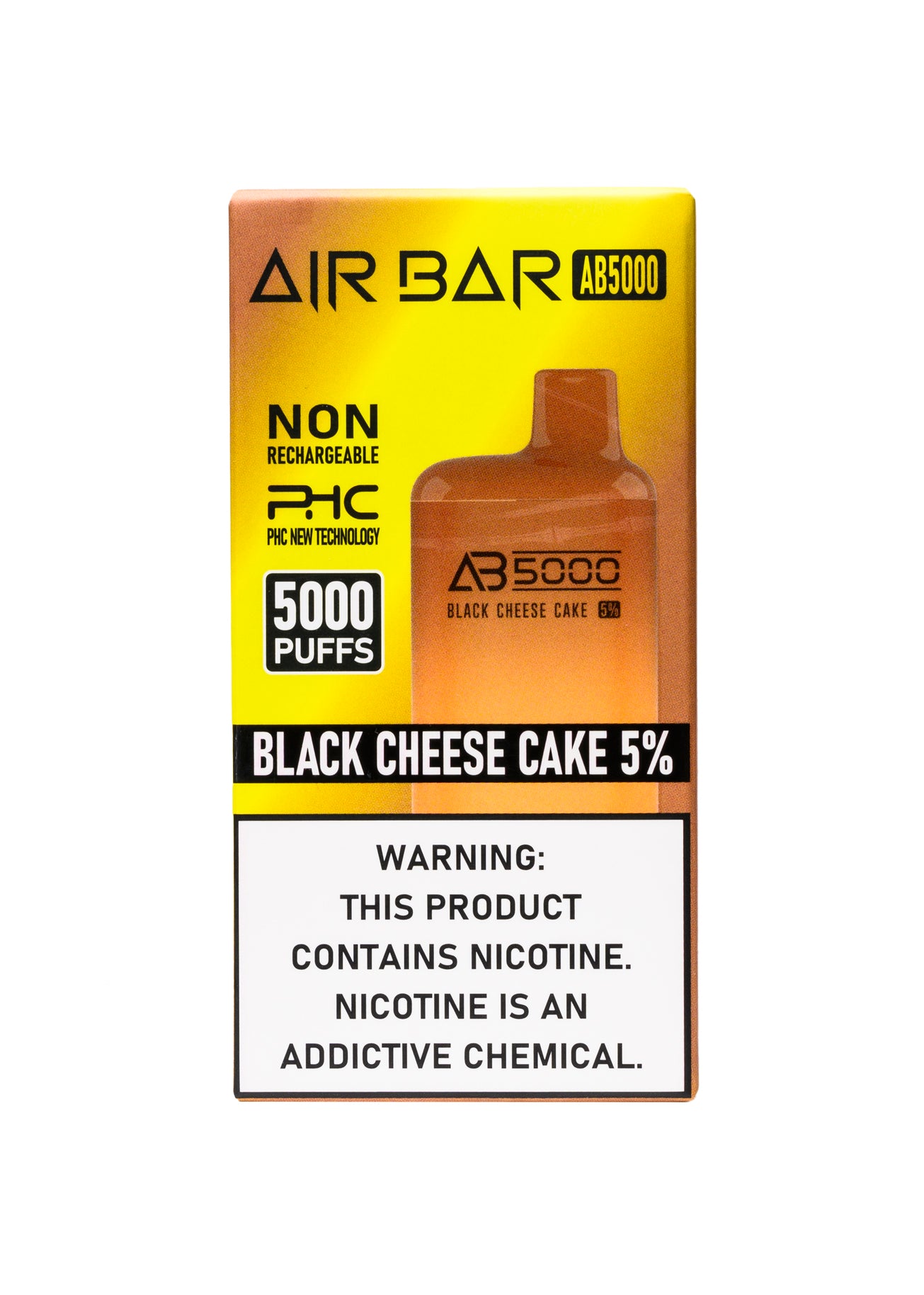 Air Bar AB5000 Black Cheese Cake | GetPop Air Bar AB5000 Black Cheese Cake | GetPop