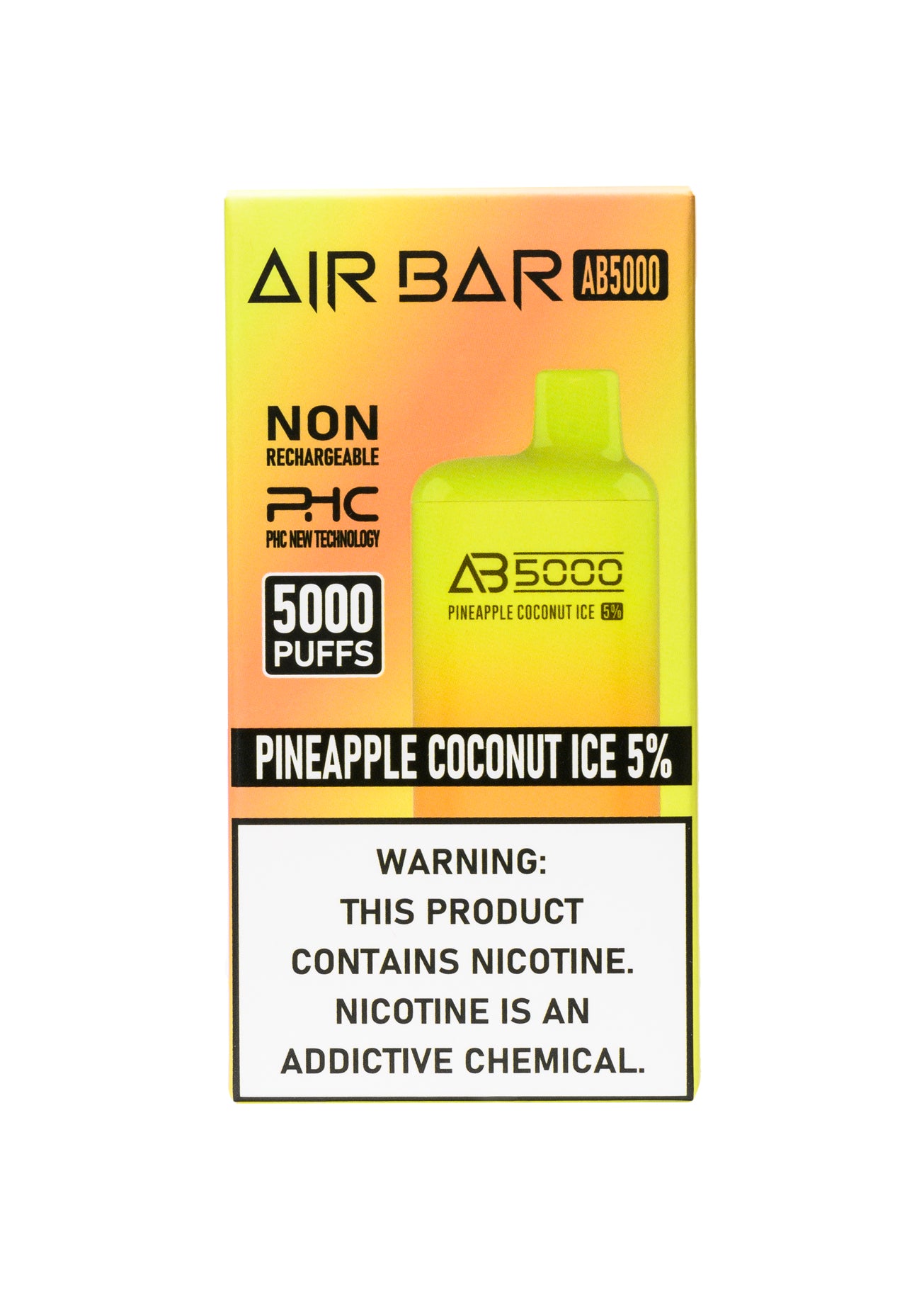 Air Bar AB5000 Pineapple Coconut Ice (Pina Colada) | GetPop