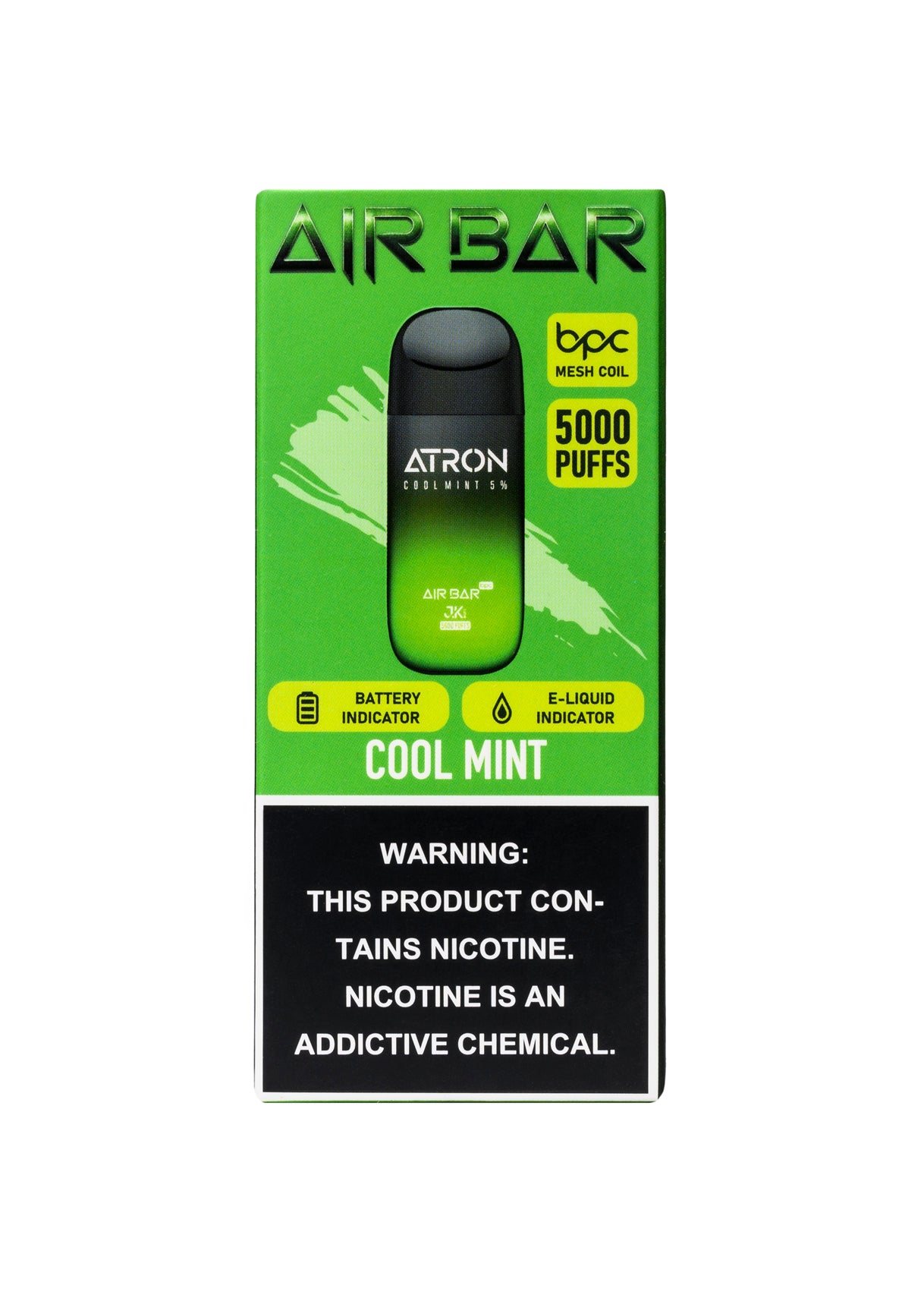 tron bar vape Air Bar ATRON 5000 Cool Mint
