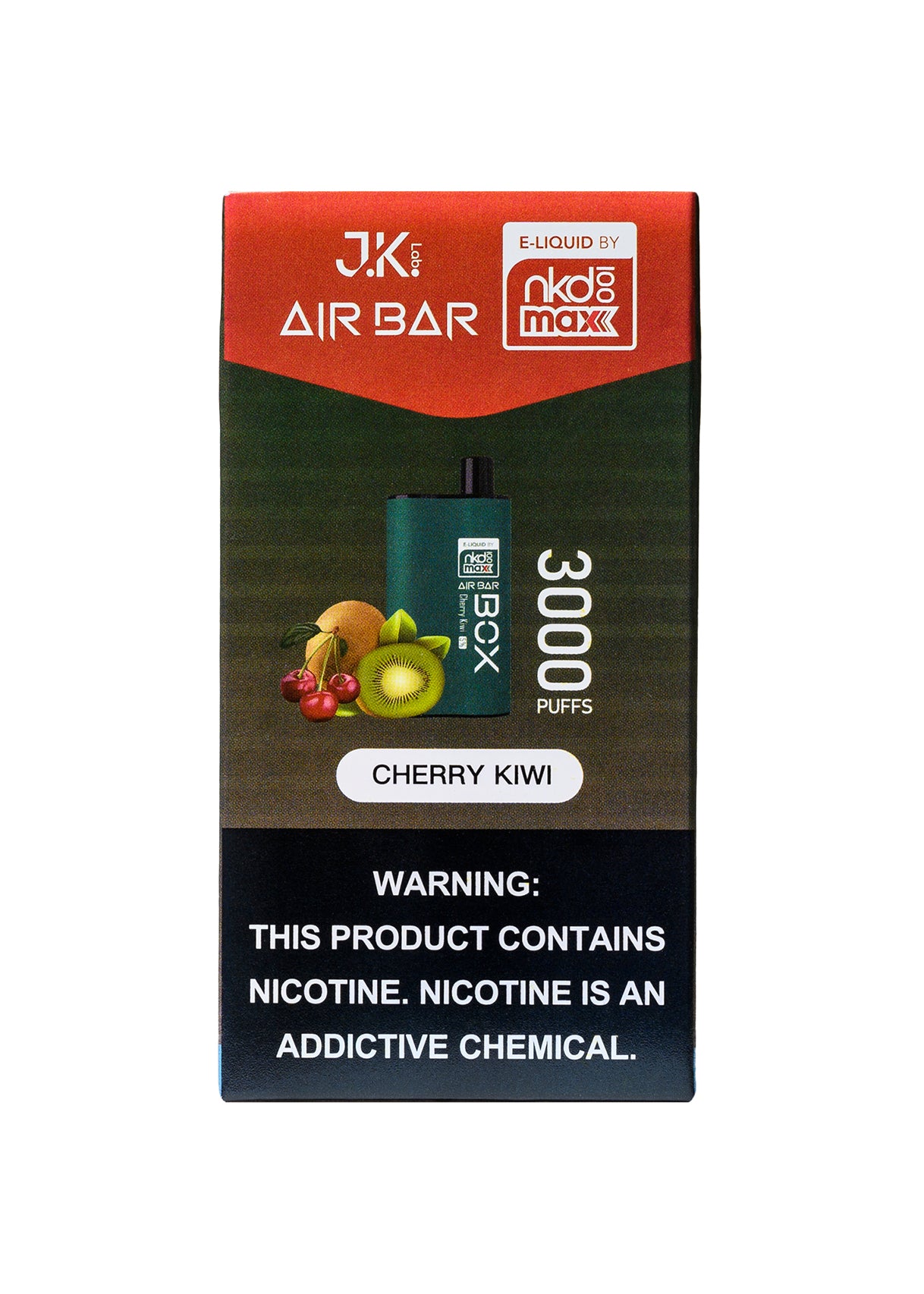 Air Bar Box 3000 by NKD100 Cherry Kiwi