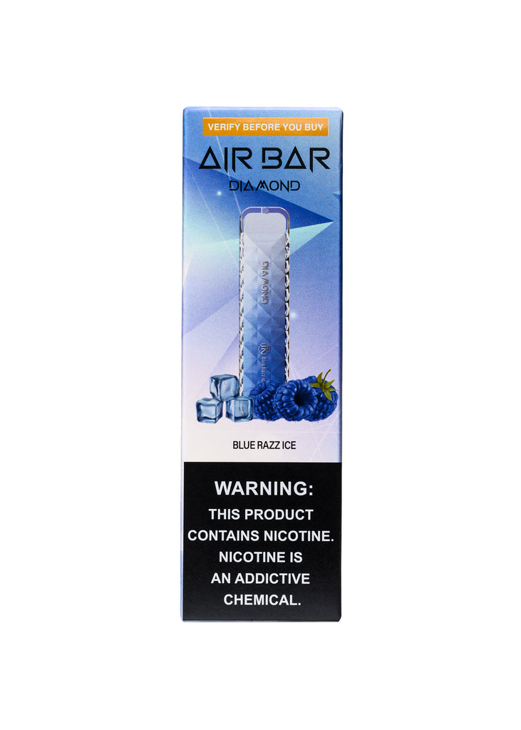 Air Bar Diamond 500 Blue Razz Ice | GetPop