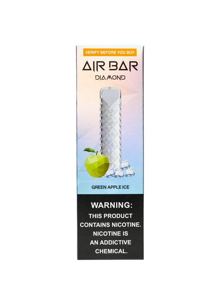 Air Bar Diamond 500 Green Apple Ice | GetPop