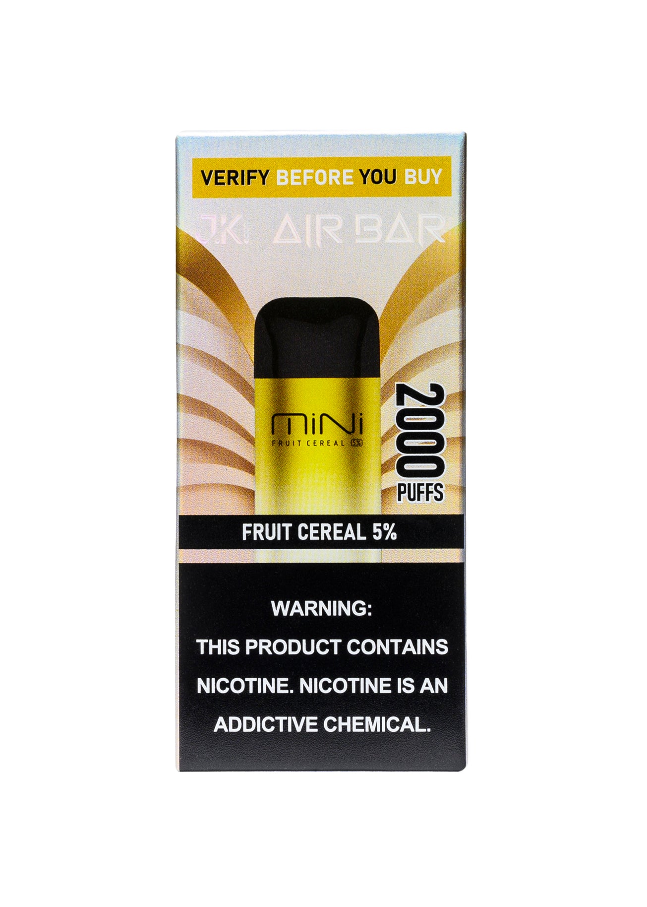Air Bar Mini 2000 Fruit Cereal | GetPop Air Bar Mini 2000 Fruit Cereal | GetPop