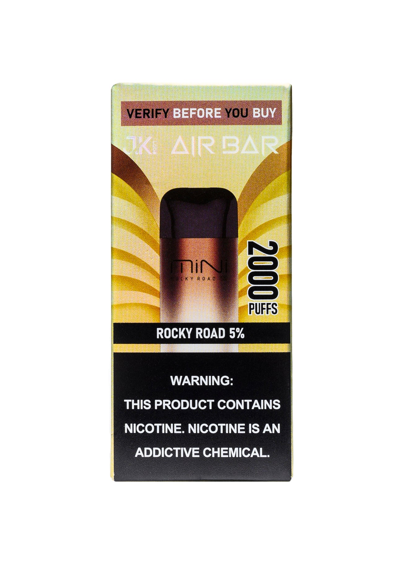 Air Bar Mini 2000 Rocky Road | GetPop Air Bar Mini 2000 Rocky Road | GetPop