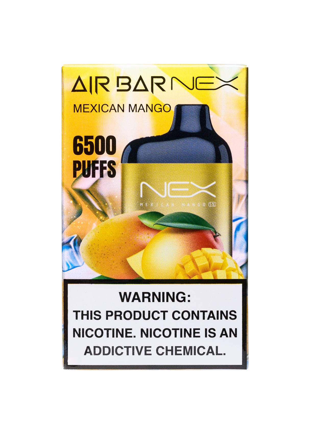 Air Bar Nex 6500 Mexican Mango | GetPop Air Bar Nex 6500 Mexican Mango | GetPop