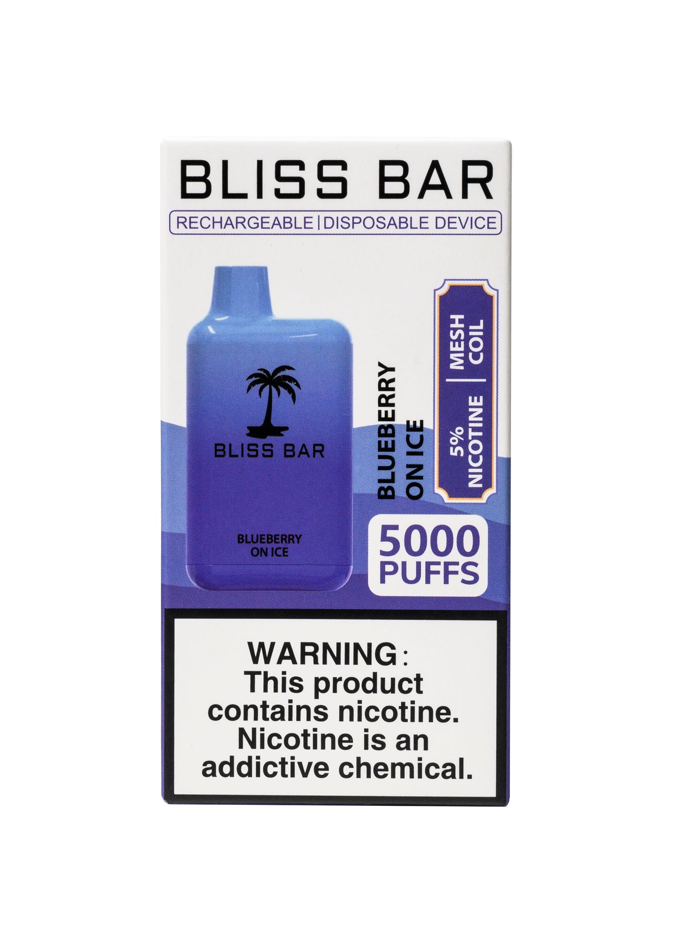 Bliss Bar 5000 Blueberry on Ice