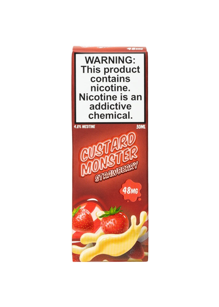 strawberry custard vape juice Custard Monster Salt Nicotine E-Juice main image 1