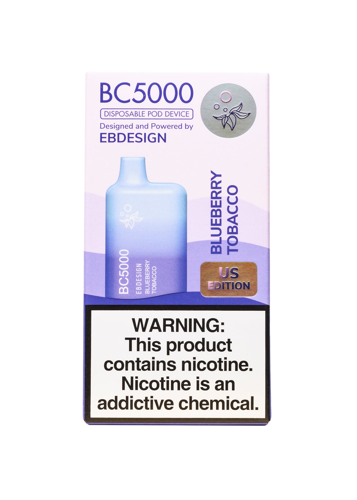 EB Design BC5000 Blueberry Tobacco | GetPop