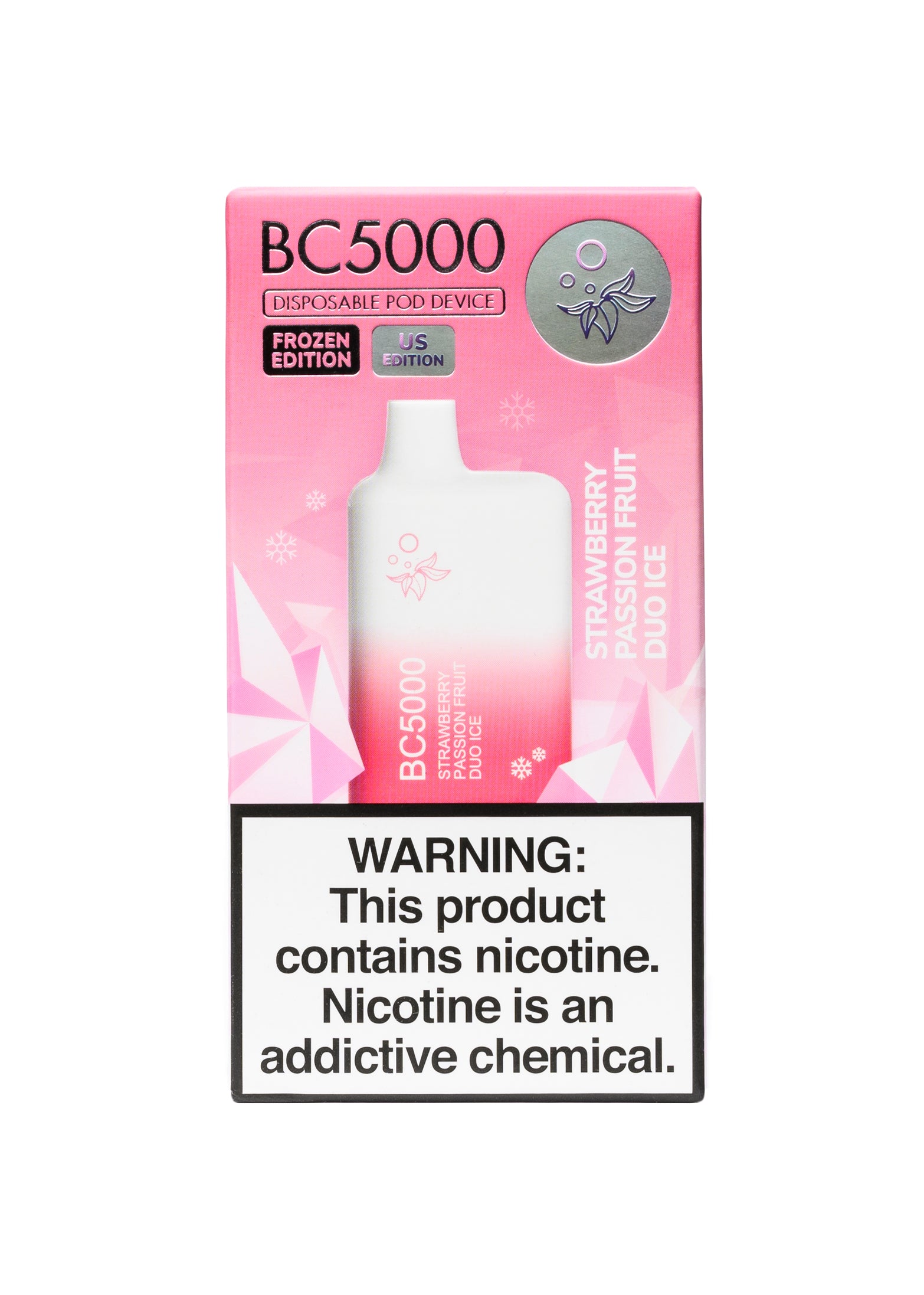 EB Design BC5000 Strawberry Passion Fruit Duo Ice | GetPop EB Design BC5000 Strawberry Passion Fruit Duo Ice | GetPop