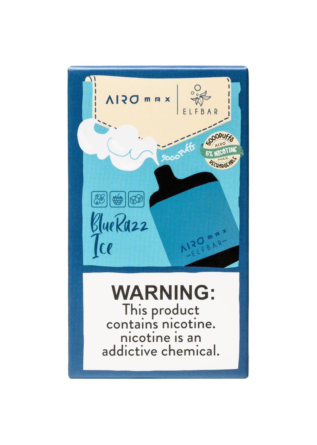 elf bar vape blue razz ice Elf Bar BC3500 Blue Razz Ice Disposable Vape