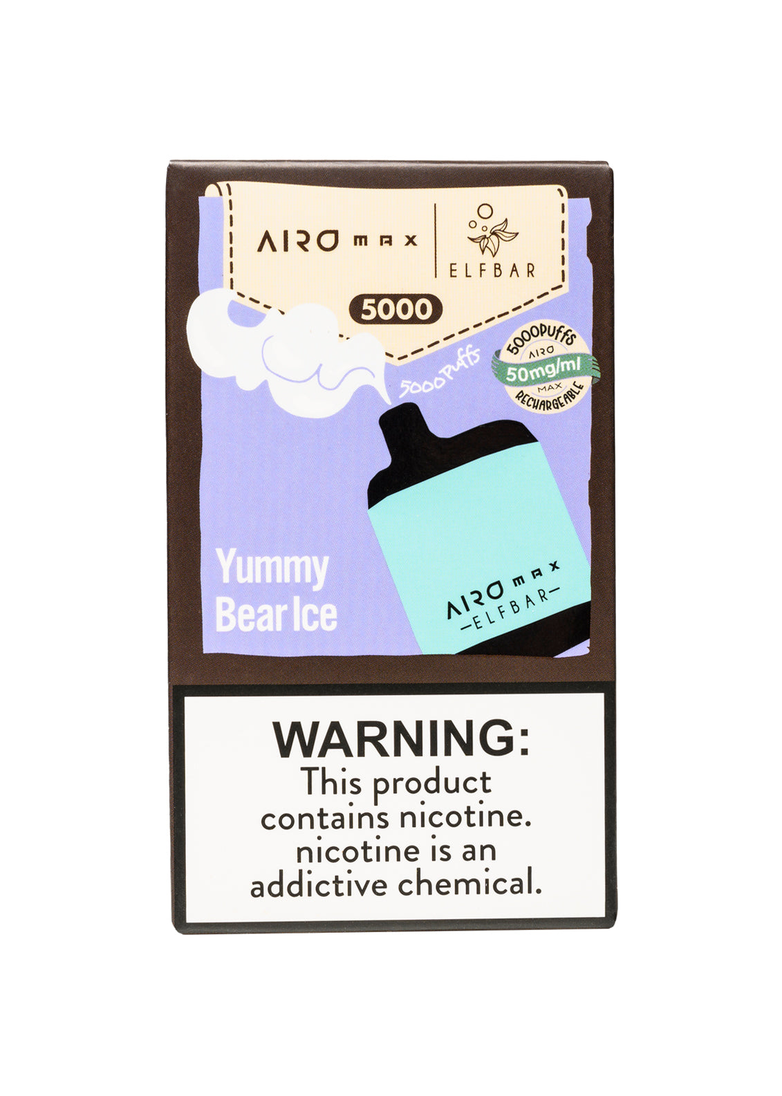 Elf Bar Airo Max 5000 Yummy Bear Ice | GetPop