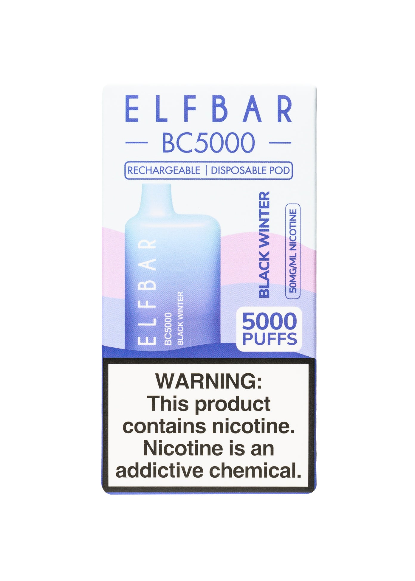 Elf Bar BC5000 Black Winter (Black Ice)