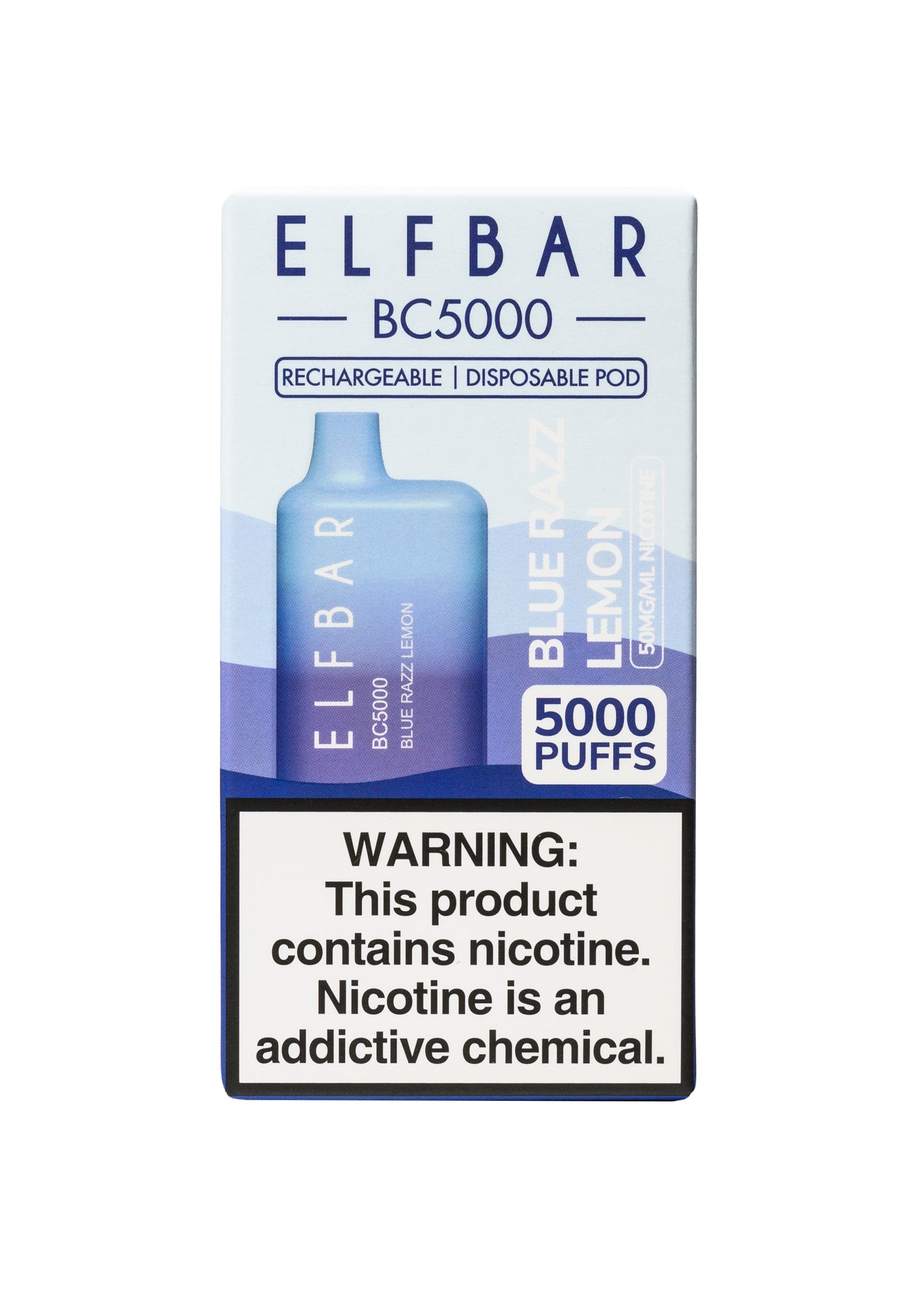 Elf Bar BC5000 Blue Razz Lemon | GetPop Elf Bar BC5000 Blue Razz Lemon | GetPop