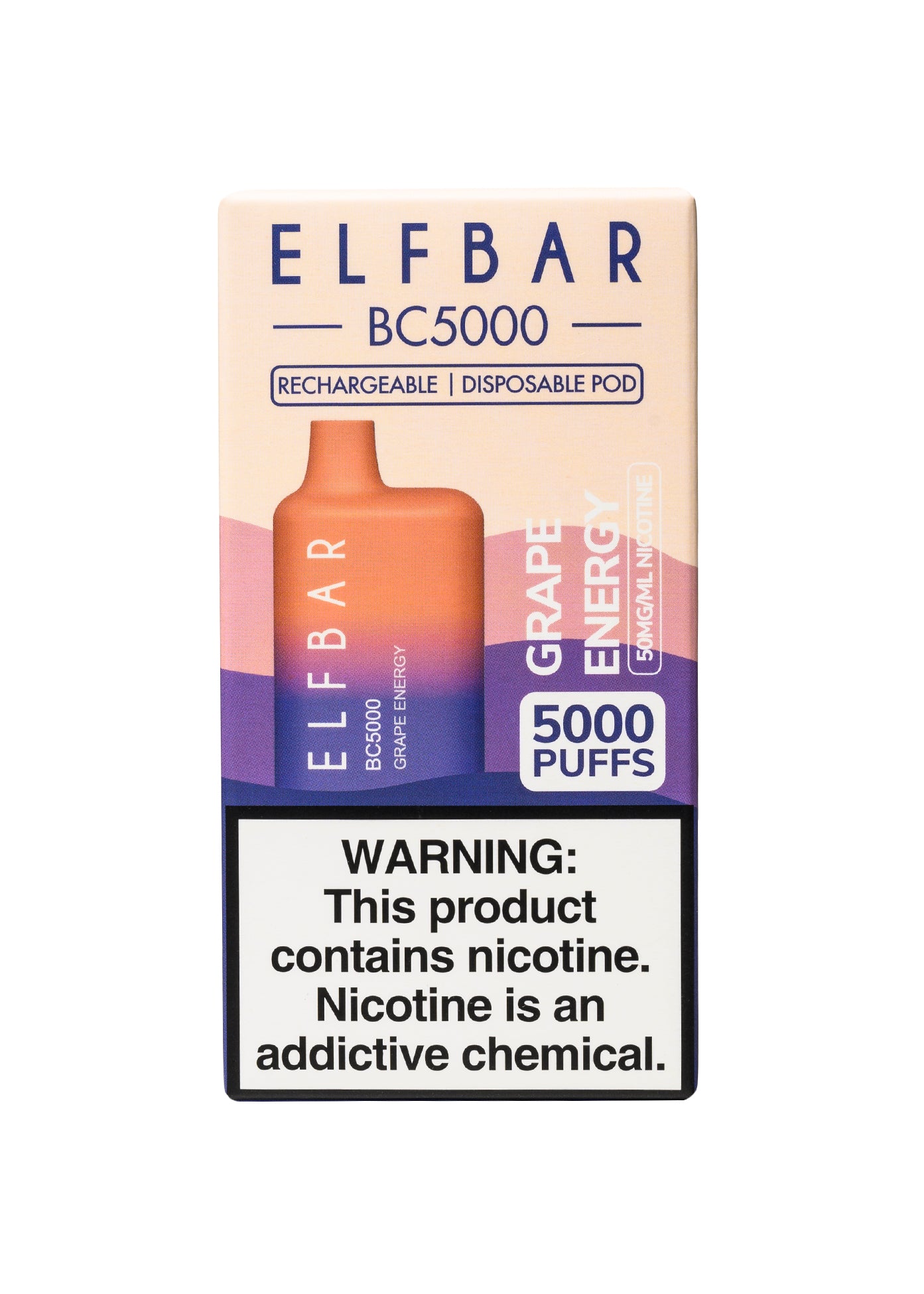 Elf Bar BC5000 Grape Energy | GetPop Elf Bar BC5000 Grape Energy | GetPop