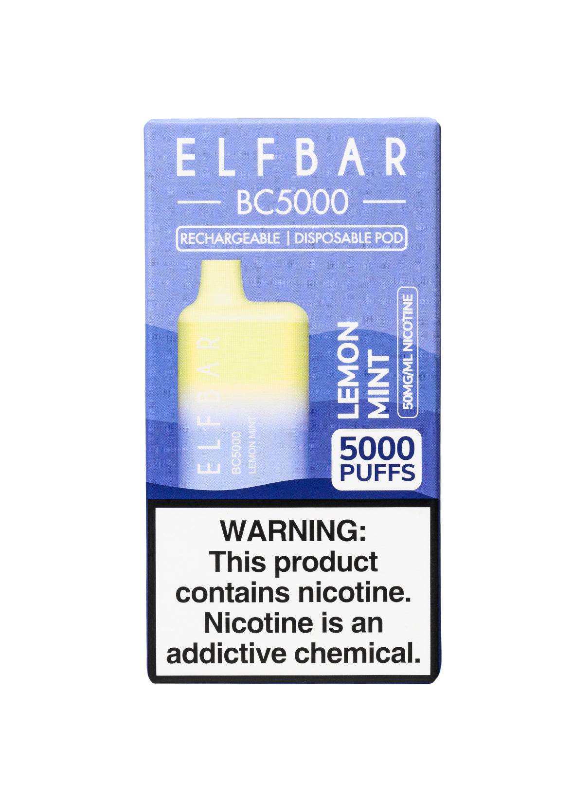 Elf Bar BC5000 Lemon Mint | GetPop Elf Bar BC5000 Lemon Mint | GetPop