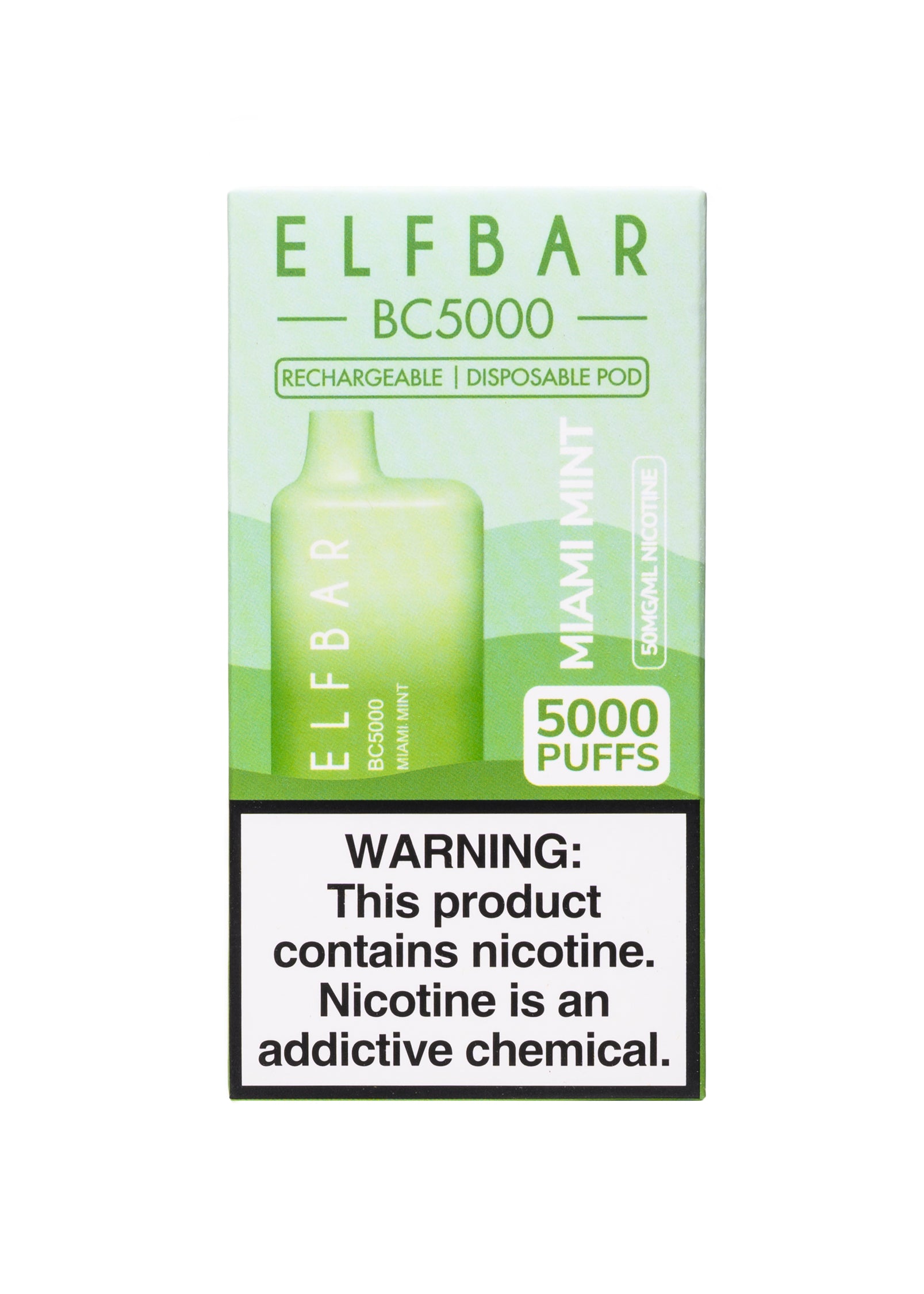 Elf Bar BC5000 Miami Mint | GetPop Elf Bar BC5000 Miami Mint | GetPop
