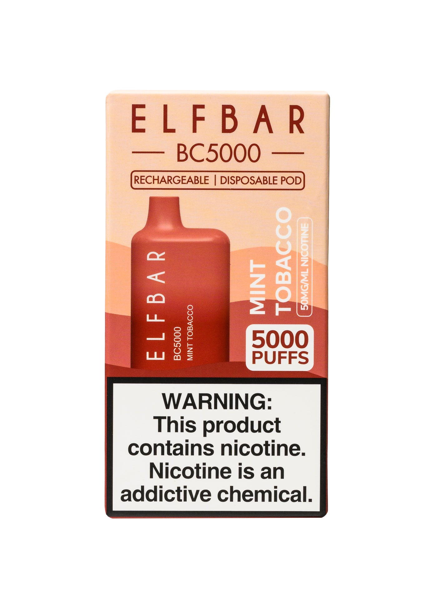 Elf Bar BC5000 Mint Tobacco | GetPop