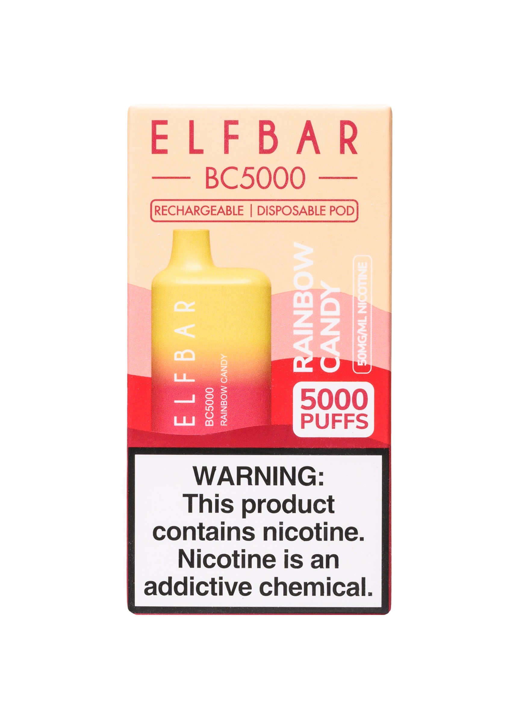 Elf Bar BC5000 Rainbow Candy | GetPop Elf Bar BC5000 Rainbow Candy | GetPop