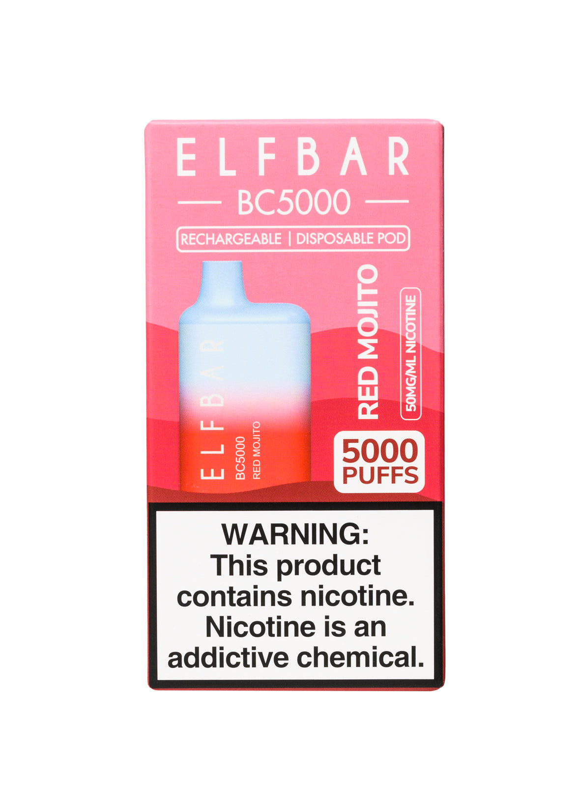 Elf Bar BC5000 Red Mojito | GetPop Elf Bar BC5000 Red Mojito | GetPop