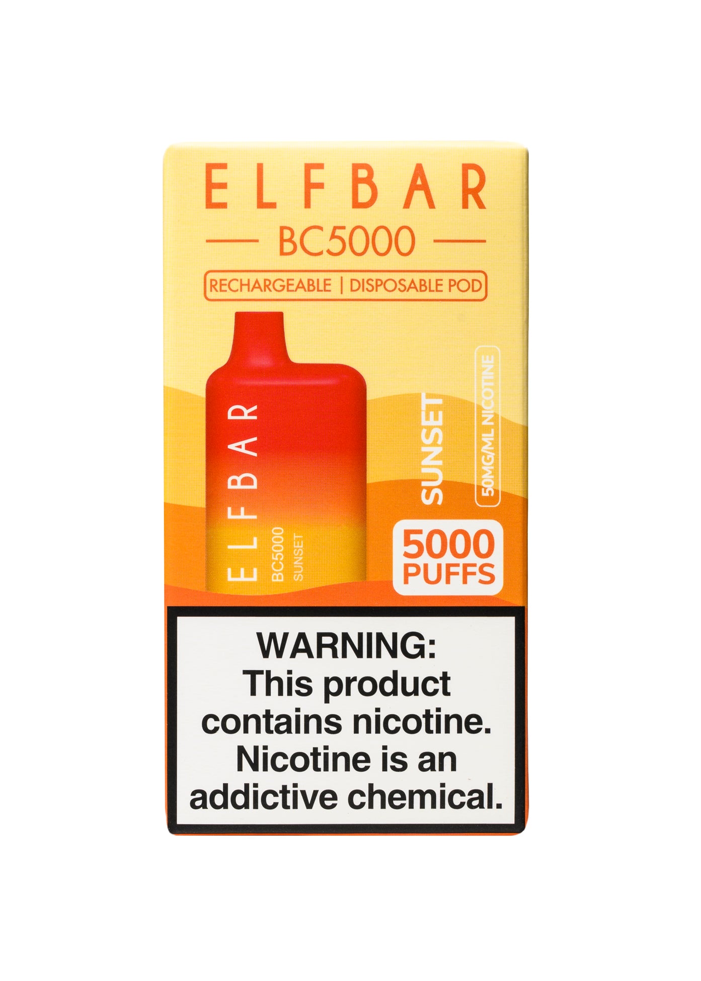 Elf Bar BC5000 Sunset | GetPop Elf Bar BC5000 Sunset | GetPop