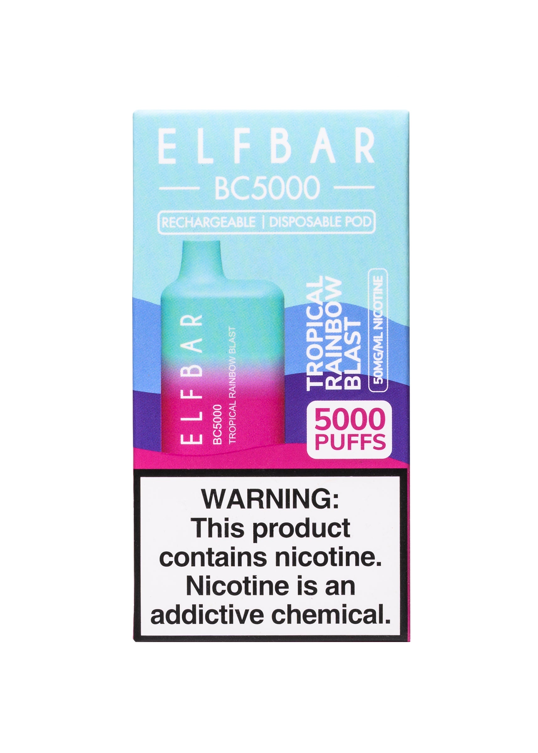 elf bar vape uk Elf Bar Ultra Disposable (Tropical Rainbow Blast - 5000 Puffs)
