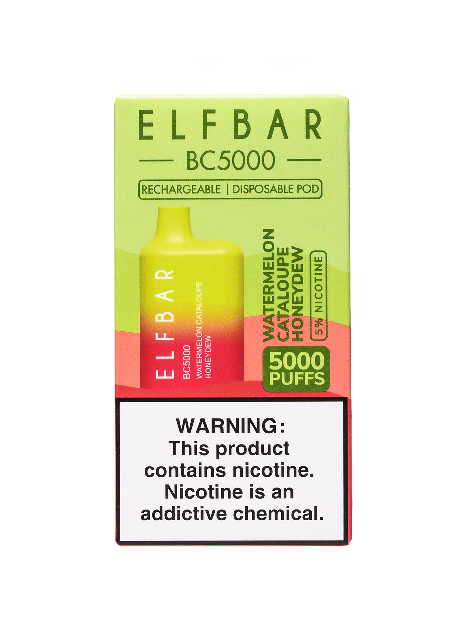 Elf Bar BC5000 Watermelon Cantaloupe Honeydew