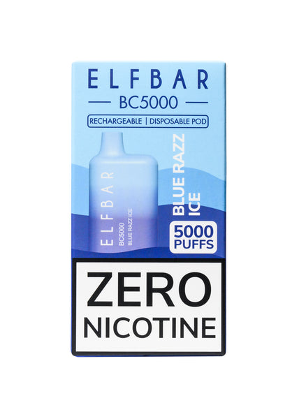 Elf Bar ZERO BC5000 Blue Razz Ice 0% | GetPop Elf Bar ZERO BC5000 Blue Razz Ice 0% | GetPop
