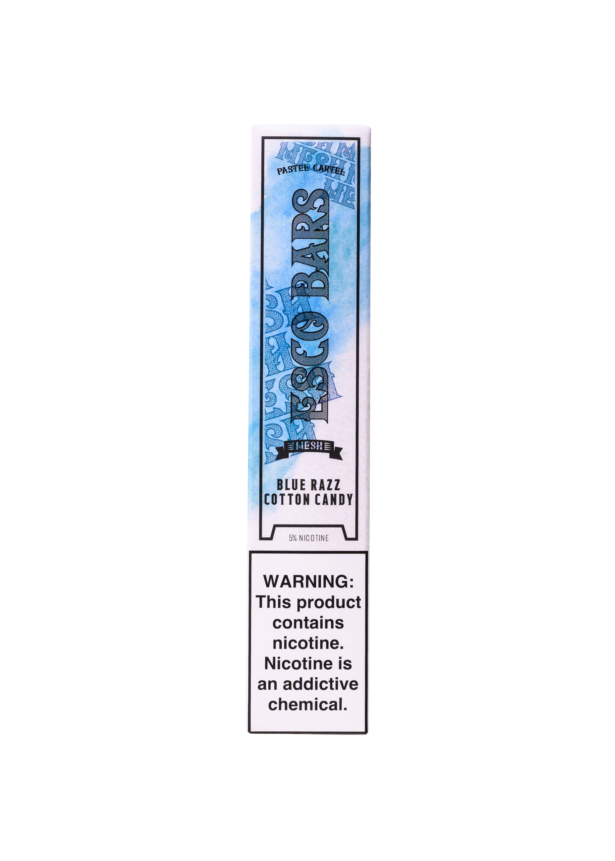 Esco Bars Mesh 2500 Blue Razz Cotton Candy
