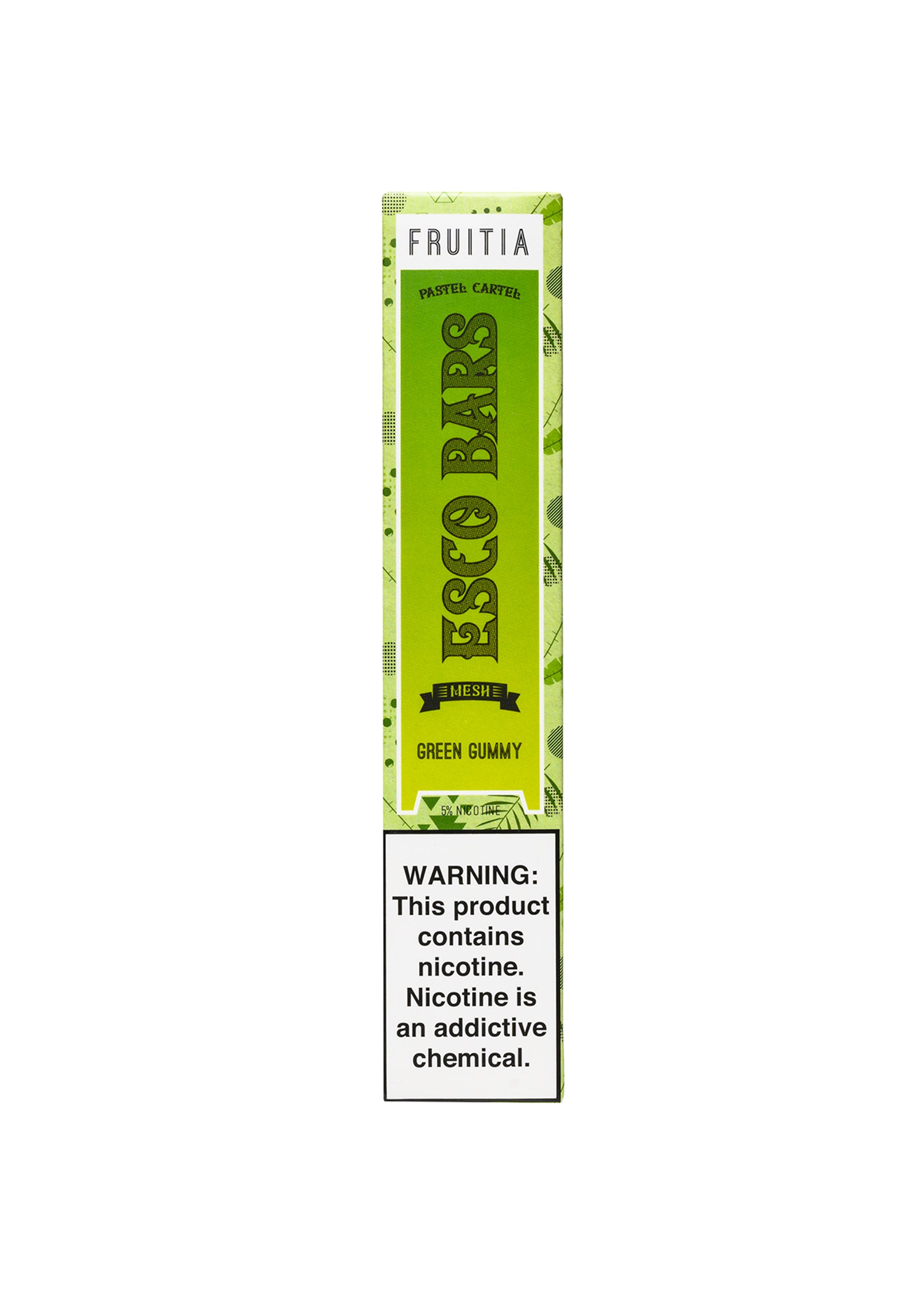 Esco Bars Mesh 2500 Green Gummy by Fruitia