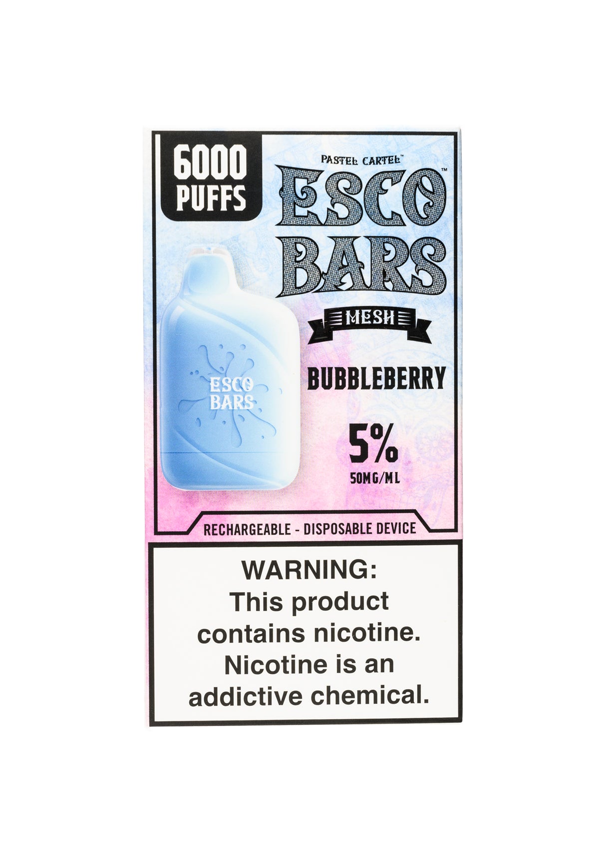 Esco Bars Mesh 6000 Bubbleberry