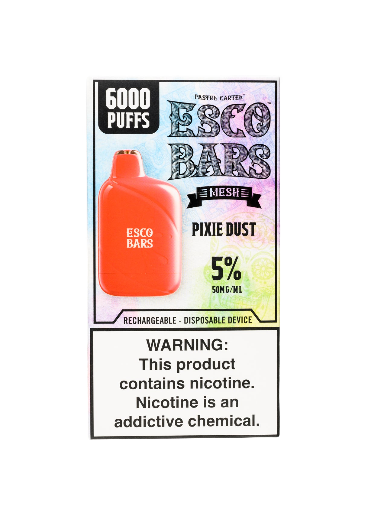 Esco Bars Mesh 6000 Pixie Dust | GetPop Esco Bars Mesh 6000 Pixie Dust | GetPop